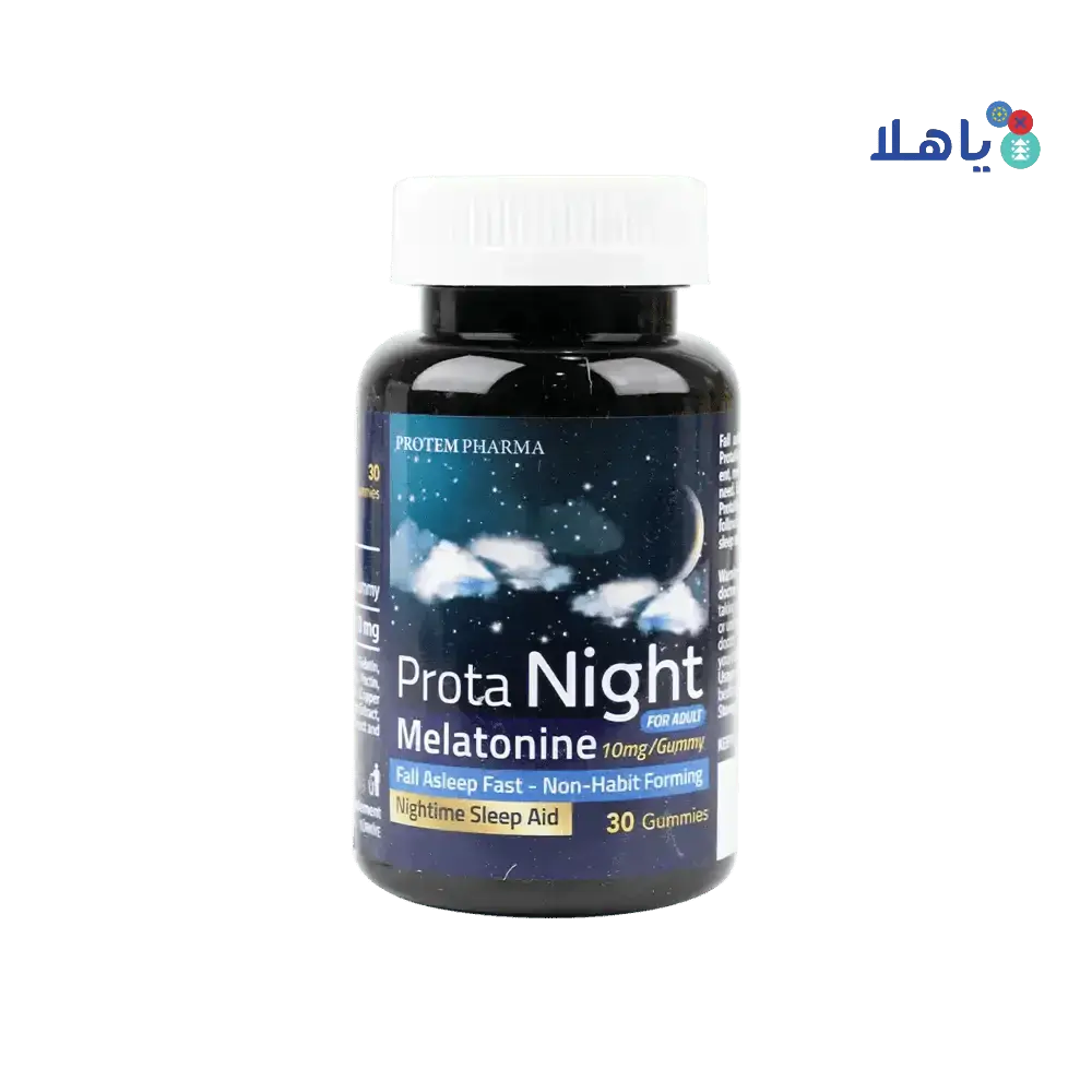 PROTEM PHARMA - Protem Pharma Prota Night ForAdult Melatonine 10mg 30Gummies - Pharmazone - 