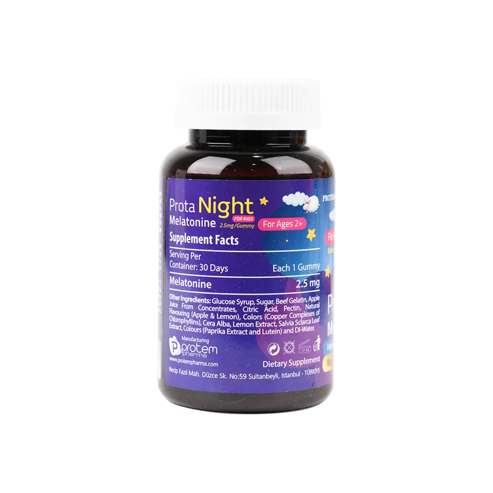 Protem Pharma Prota Night ForKids Melatonine 2.5mg 30Gummies