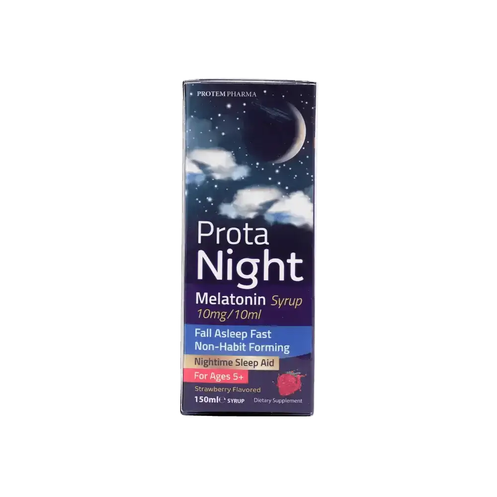 PROTEM PHARMA - Protem Pharma Prota Night Melatonin Syrup 10mg/10ml 150ml - Pharmazone - 