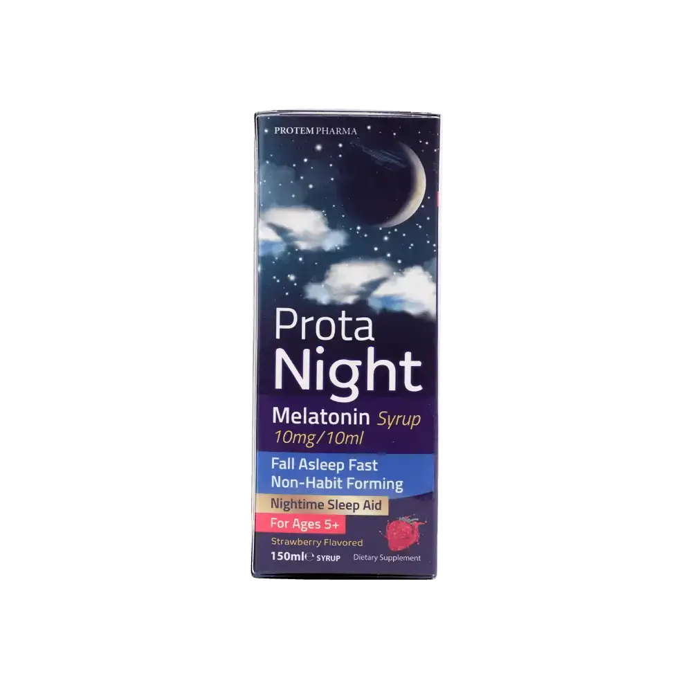 PROTEM PHARMA - Protem Pharma Prota Night Melatonin Syrup 10mg/10ml 150ml - Pharmazone - 