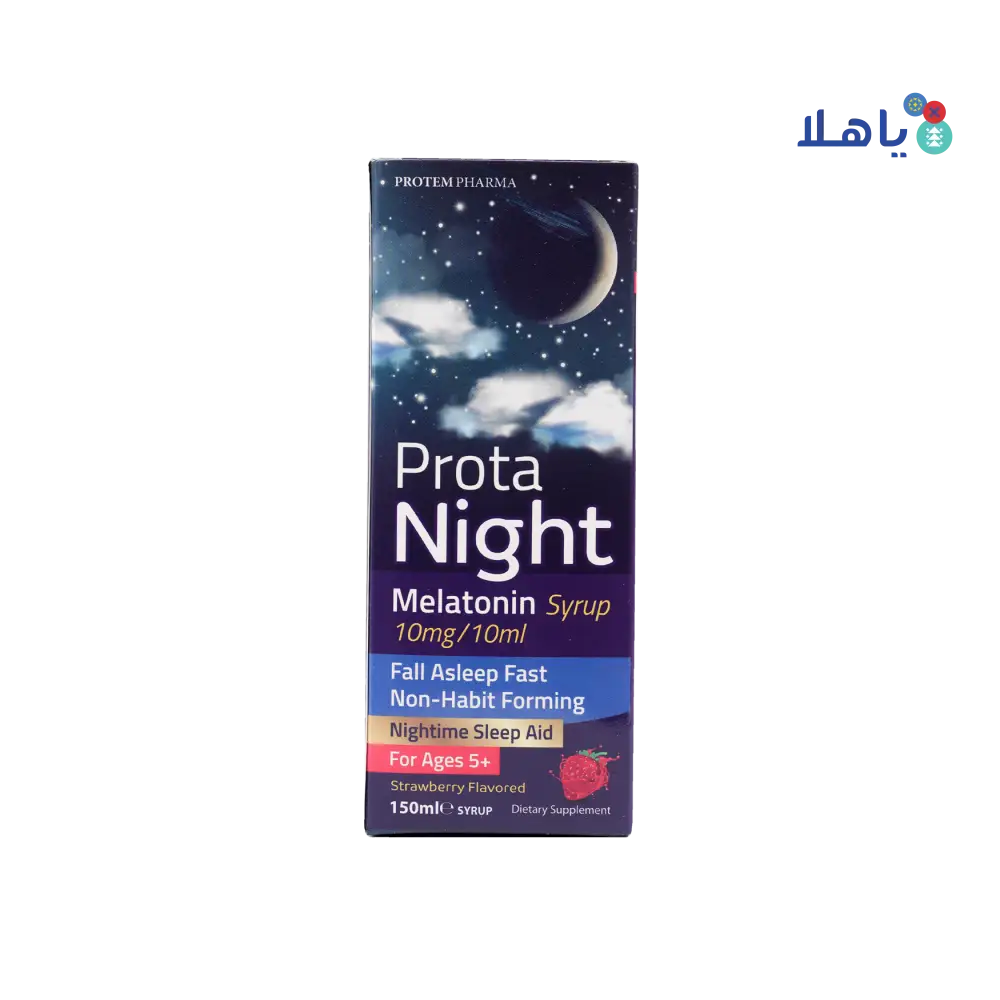 Protem Pharma Prota Night Melatonin Syrup 10mg/10ml 150ml