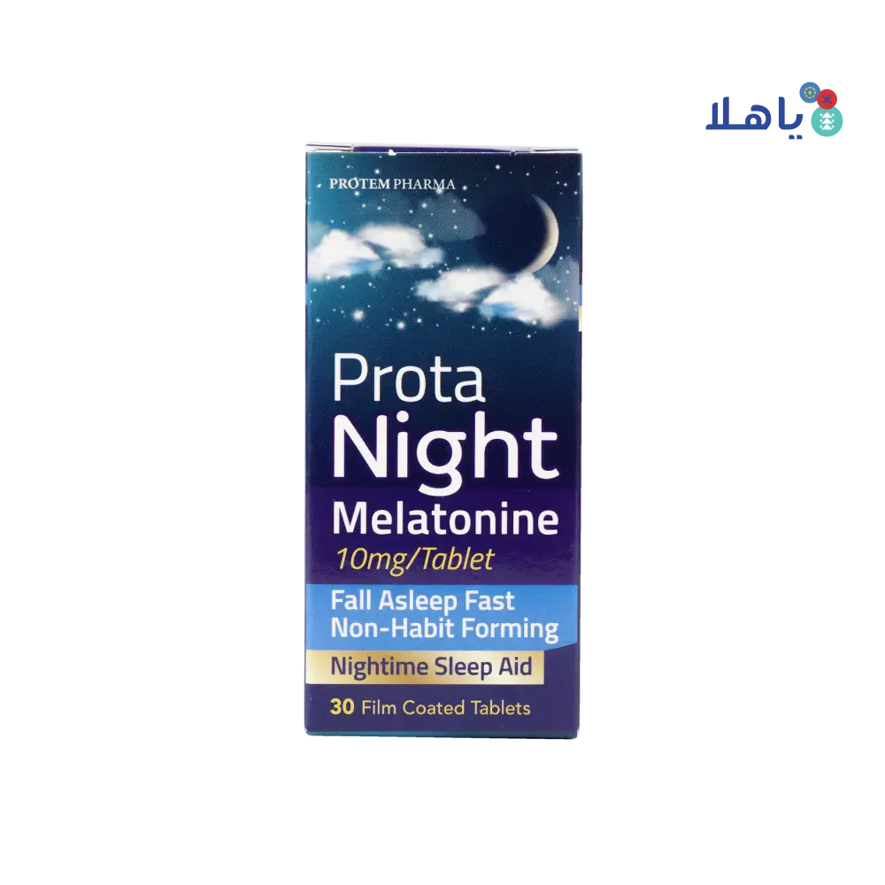 Protem Pharma Prota Night Melatonine 10mg 30 Tablets