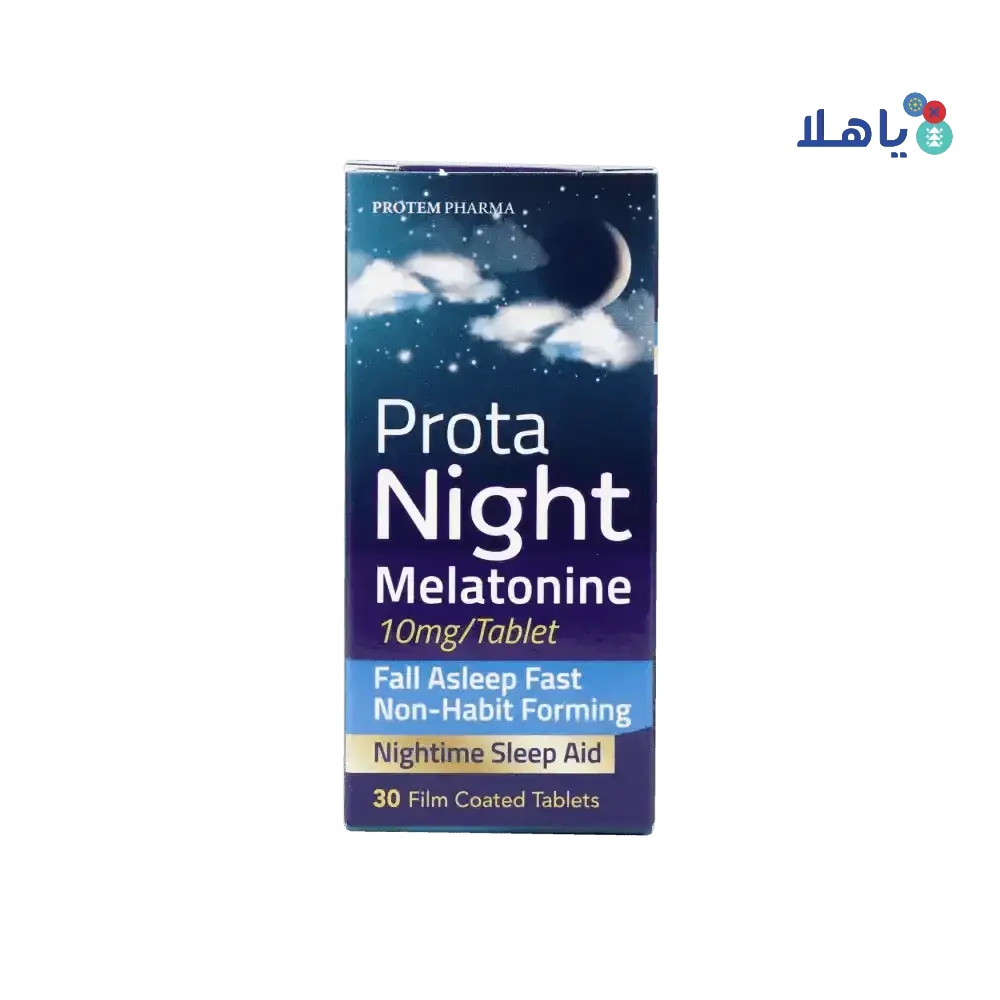 PROTEM PHARMA - Protem Pharma Prota Night Melatonine 10mg 30 Tablets - Pharmazone - 