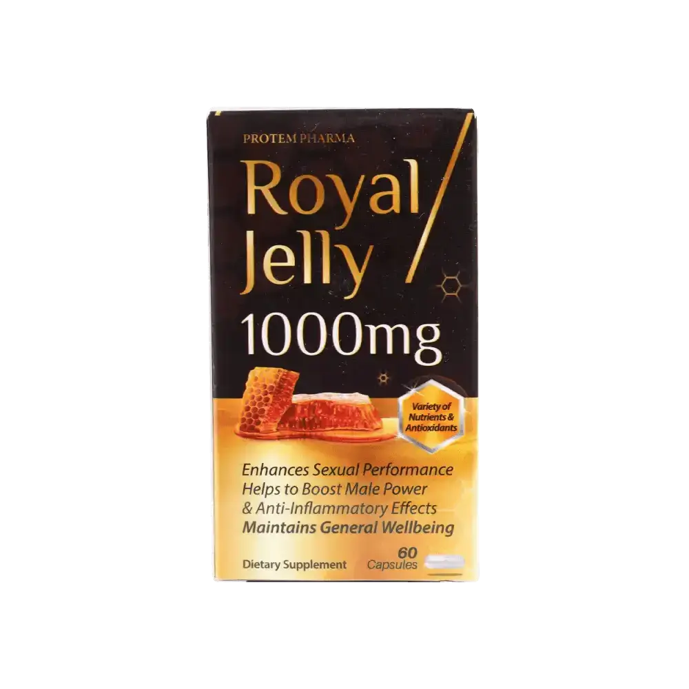 PROTEM PHARMA - Protem Pharma Royal Jelly 1000mg 60Capsules - Pharmazone - 