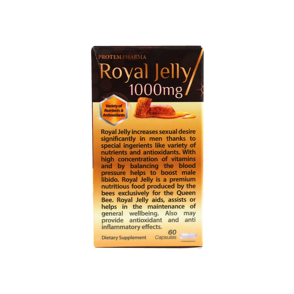 Protem Pharma Royal Jelly 1000mg 60Capsules