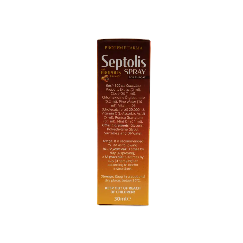 PROTEM PHARMA SEPTOLIS TOPICAL SPRAY 30ML