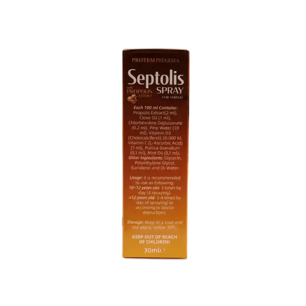 PROTEM PHARMA - PROTEM PHARMA SEPTOLIS TOPICAL SPRAY 30ML - Pharmazone - 