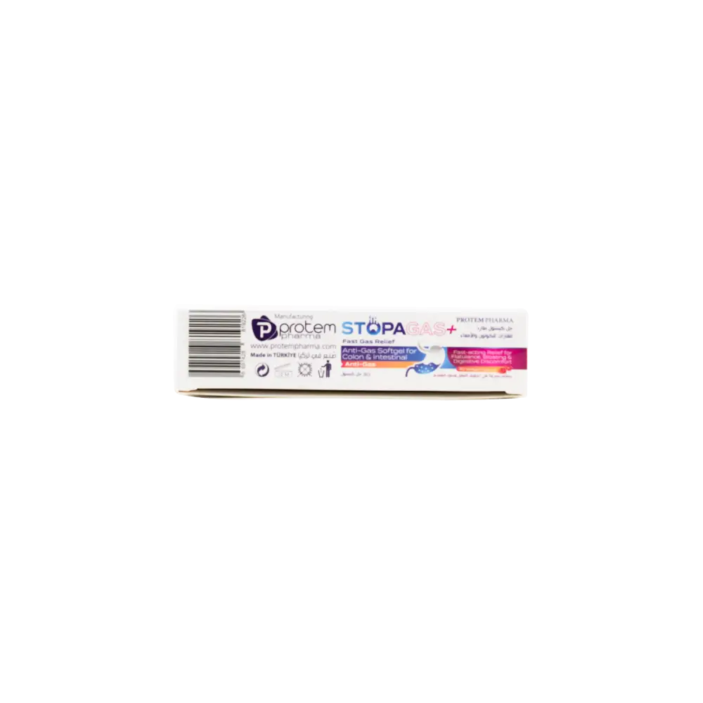 PROTEM PHARMA STOPA GAS+ 30 SOFTGEL CAPSULES