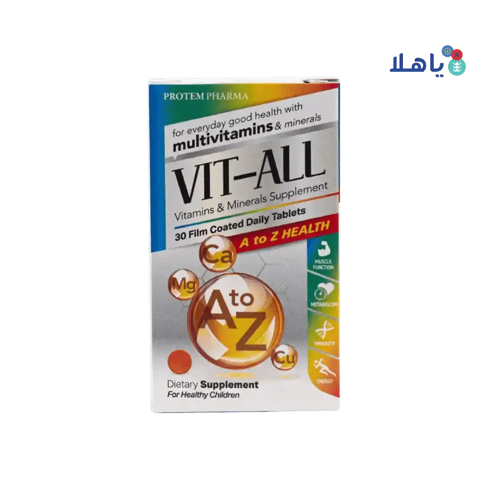 PROTEM PHARMA - Protem Pharma Vit - All A To Z 30 Tab - Pharmazone - 