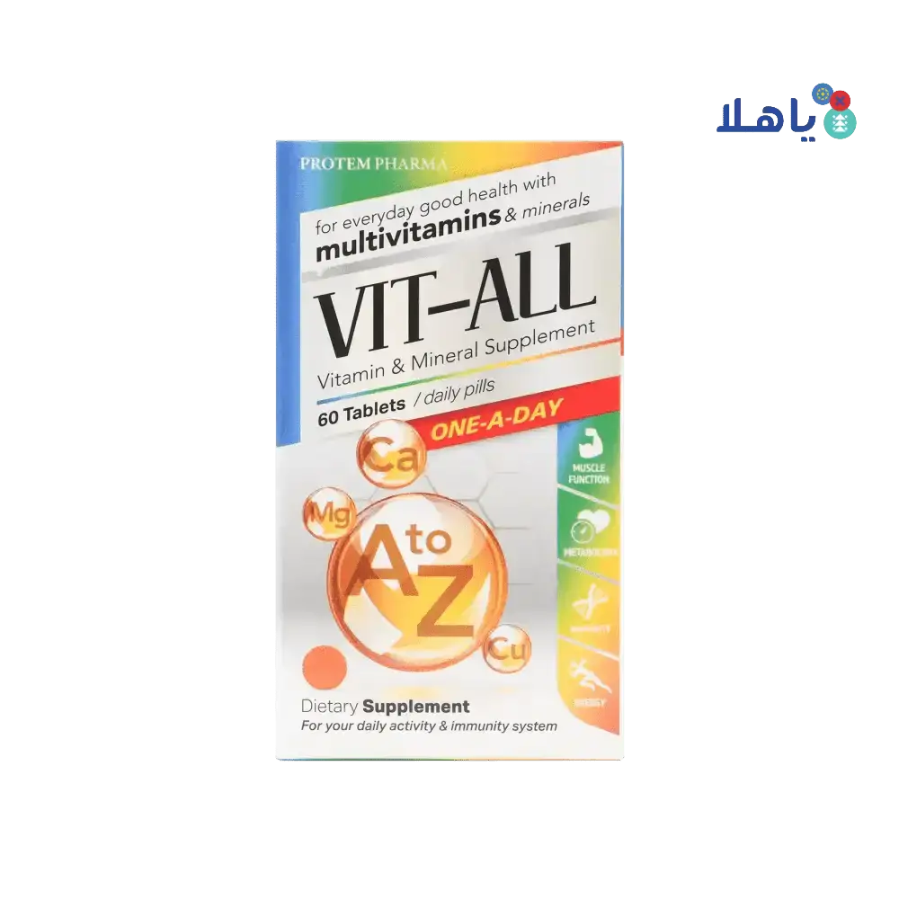 PROTEM PHARMA - Protem Pharma Vit - All A To Z 60Tab - Pharmazone - 