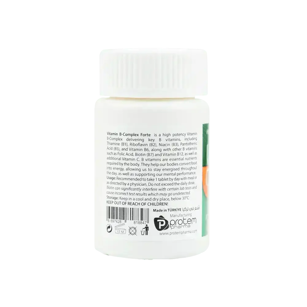 PROTEM PHARMA - Protem Pharma Vit B Complex Forte 30Tab - Pharmazone - 