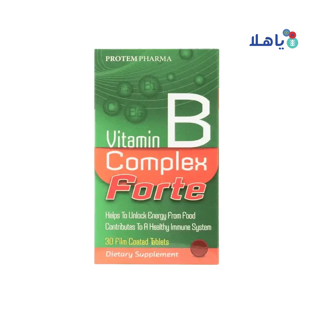 PROTEM PHARMA - Protem Pharma Vit B Complex Forte 30Tab - Pharmazone - 