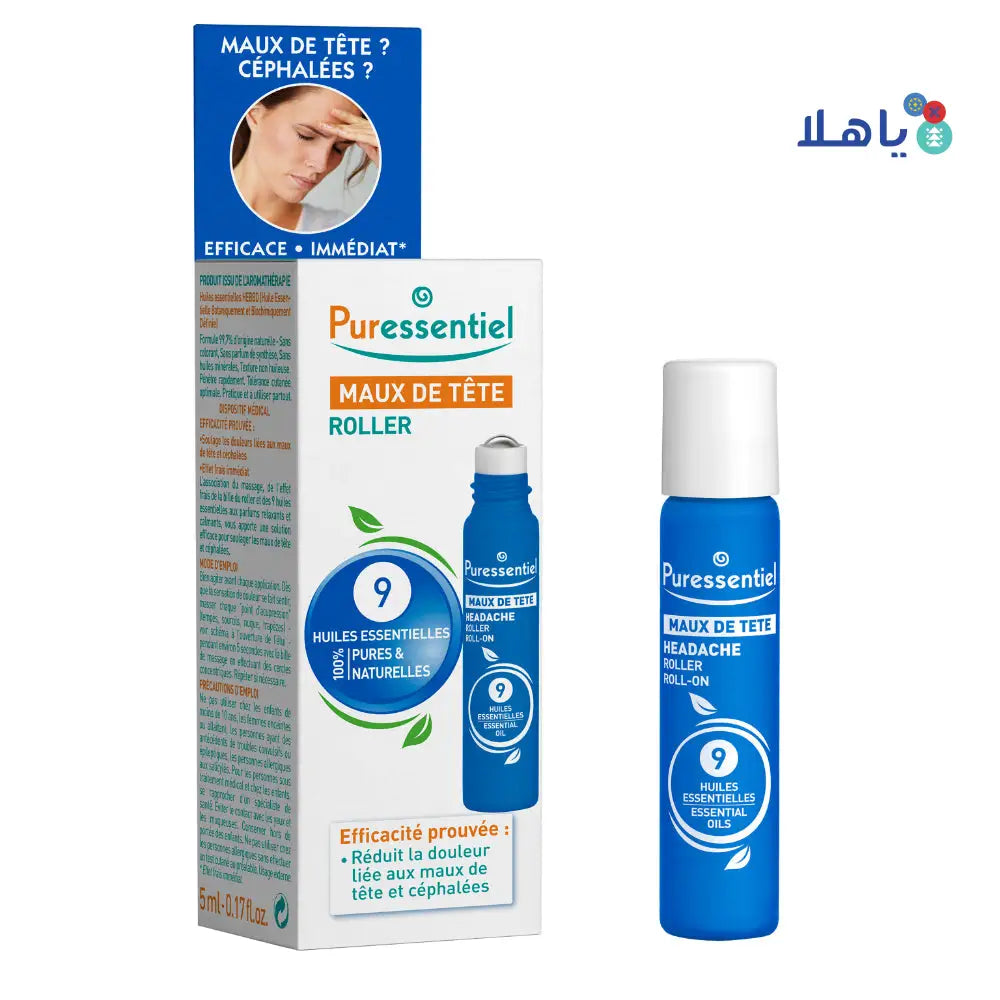 PURE ESSENTIEL HEADACHE ROLL-ON 5ML