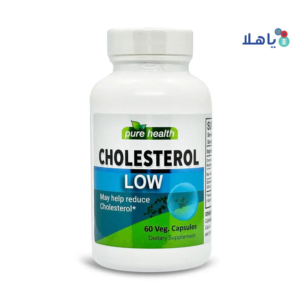 PURE HEALTH CHOLESTEROL LOW 60 VEG CAPSULES