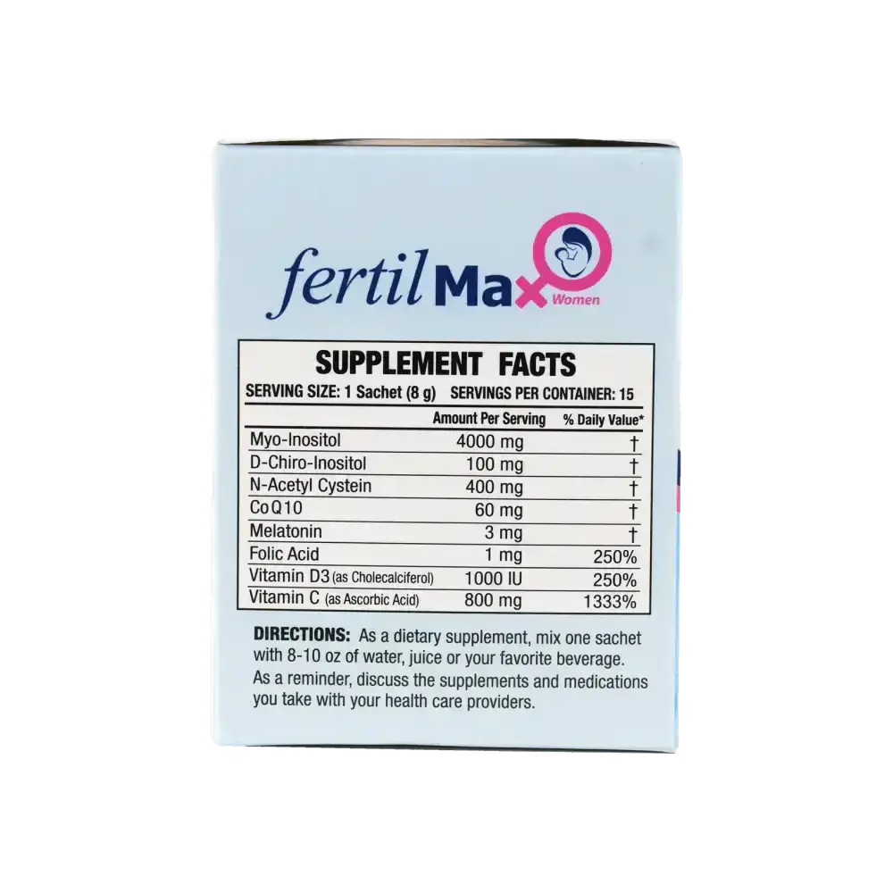 PURE HEALTH - PURE HEALTH FERTIL MAX FOR WOMEN 15 SACHETS - BERRY FLAVOR - Pharmazone - 