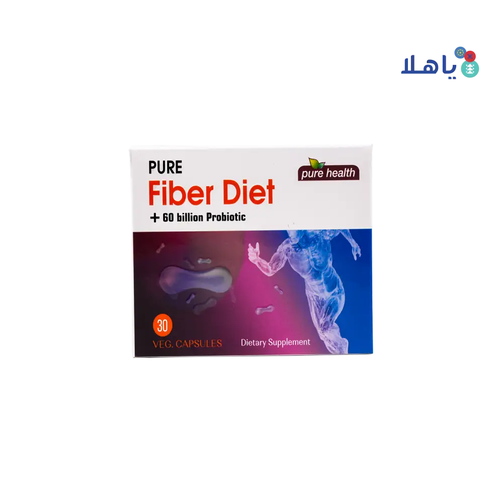 Pure Health Fiber Diet +60BIllion 30 Veg Capsules