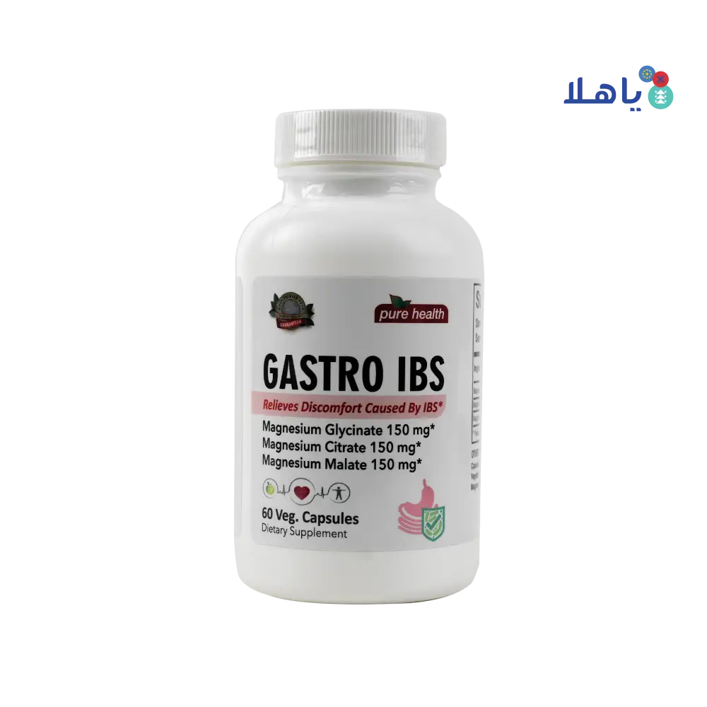 PURE HEALTH GASTRO IBS 60 VEG CAPSULES