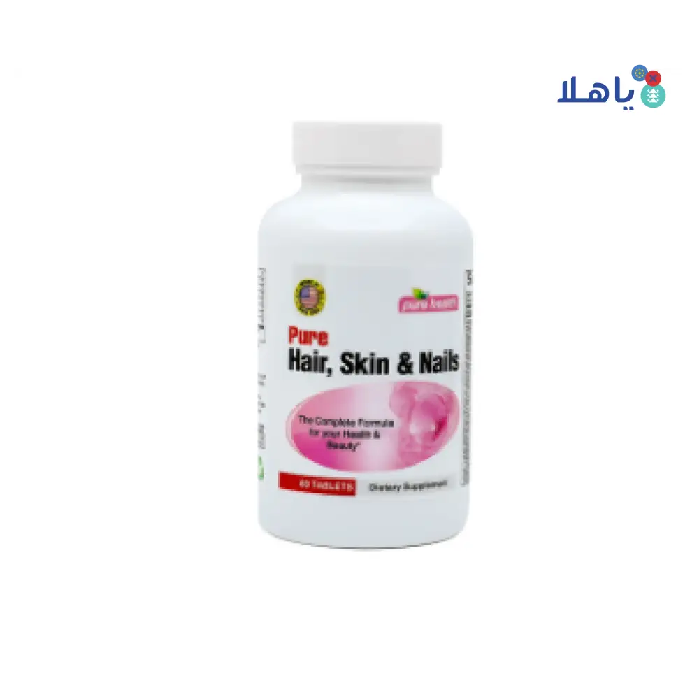 PURE HEALTH PURE HAIR SKIN NAIL 60TAB