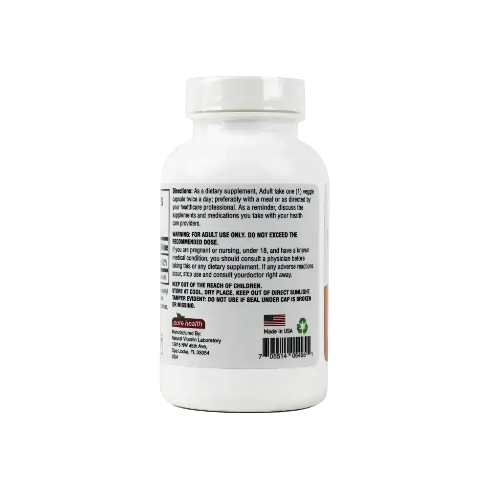 PURE HEALTH - Pure Health Vitamin D3 5000 IU 60 Veg Caps - Pharmazone - 