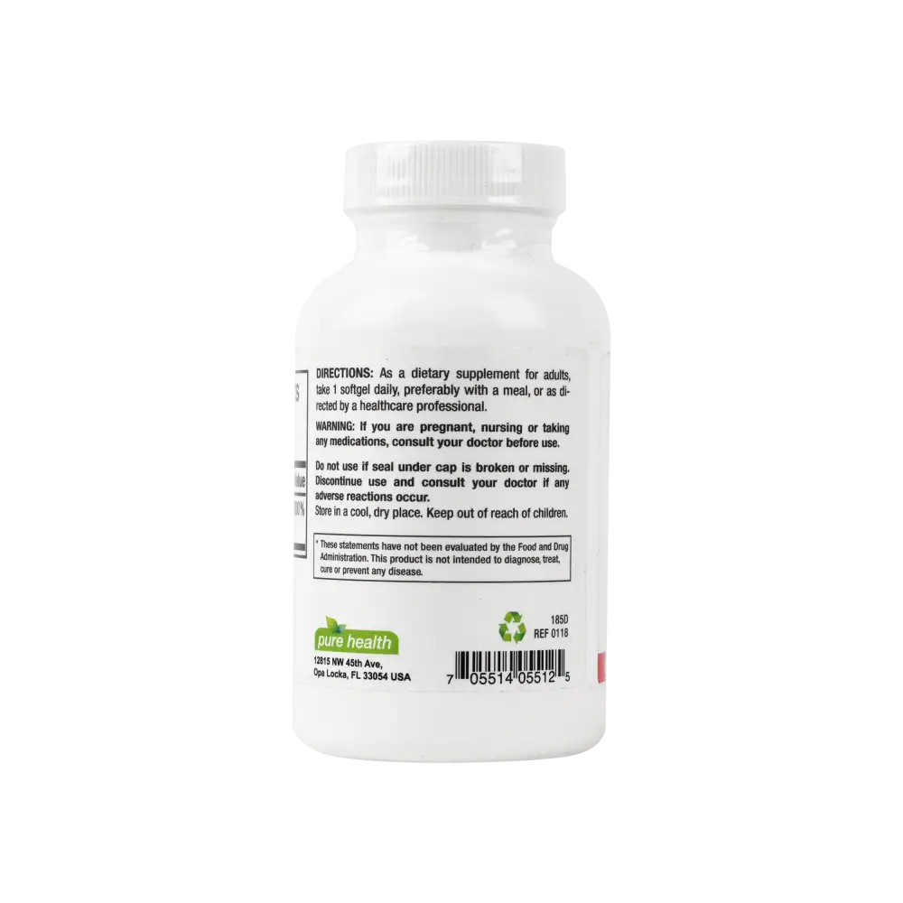 PURE HEALTH VITAMIN-E 1000IU 60 SOFTGELS