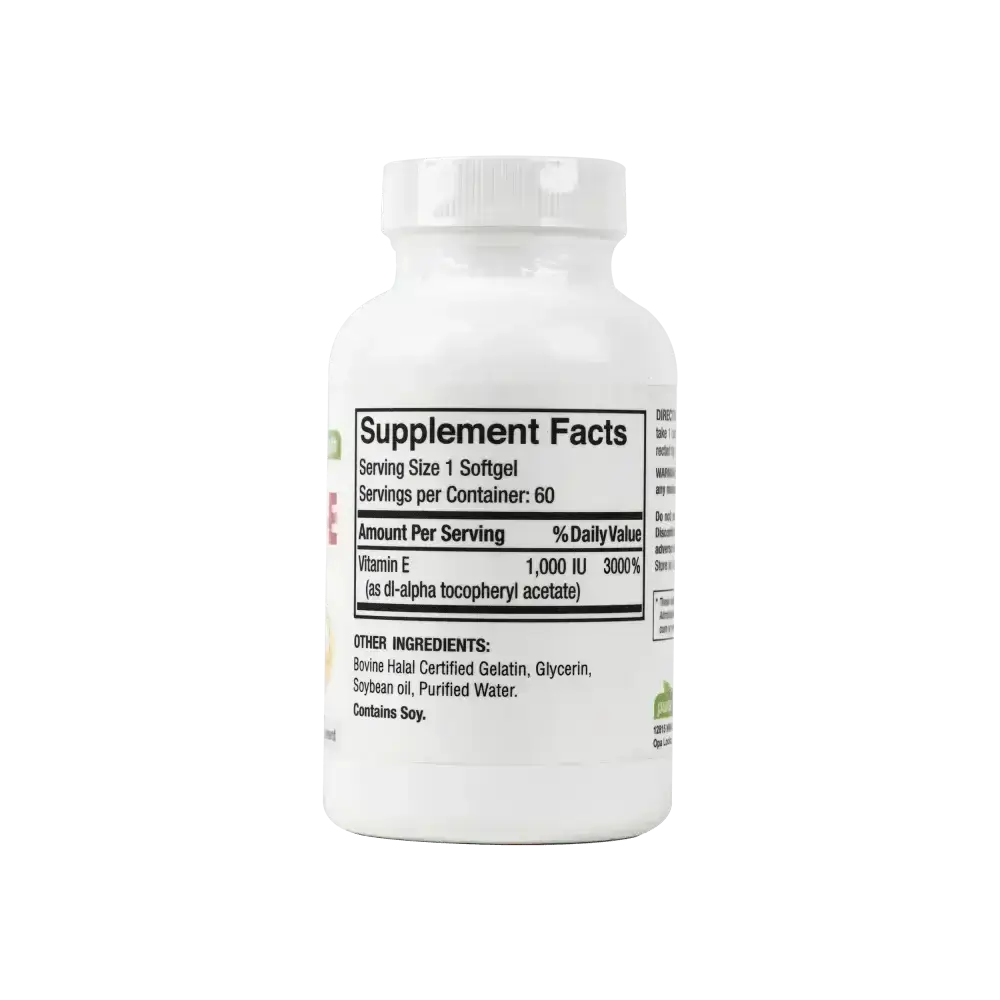 PURE HEALTH - PURE HEALTH VITAMIN - E 1000IU 60 SOFTGELS - Pharmazone - 