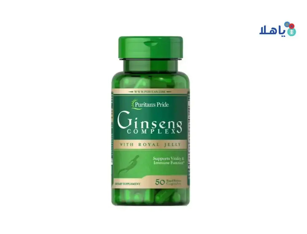 PURITANS PRIDE - PURITANS PRIDE GINSENG COMPLEX 1000MG 50CAP - Pharmazone - 