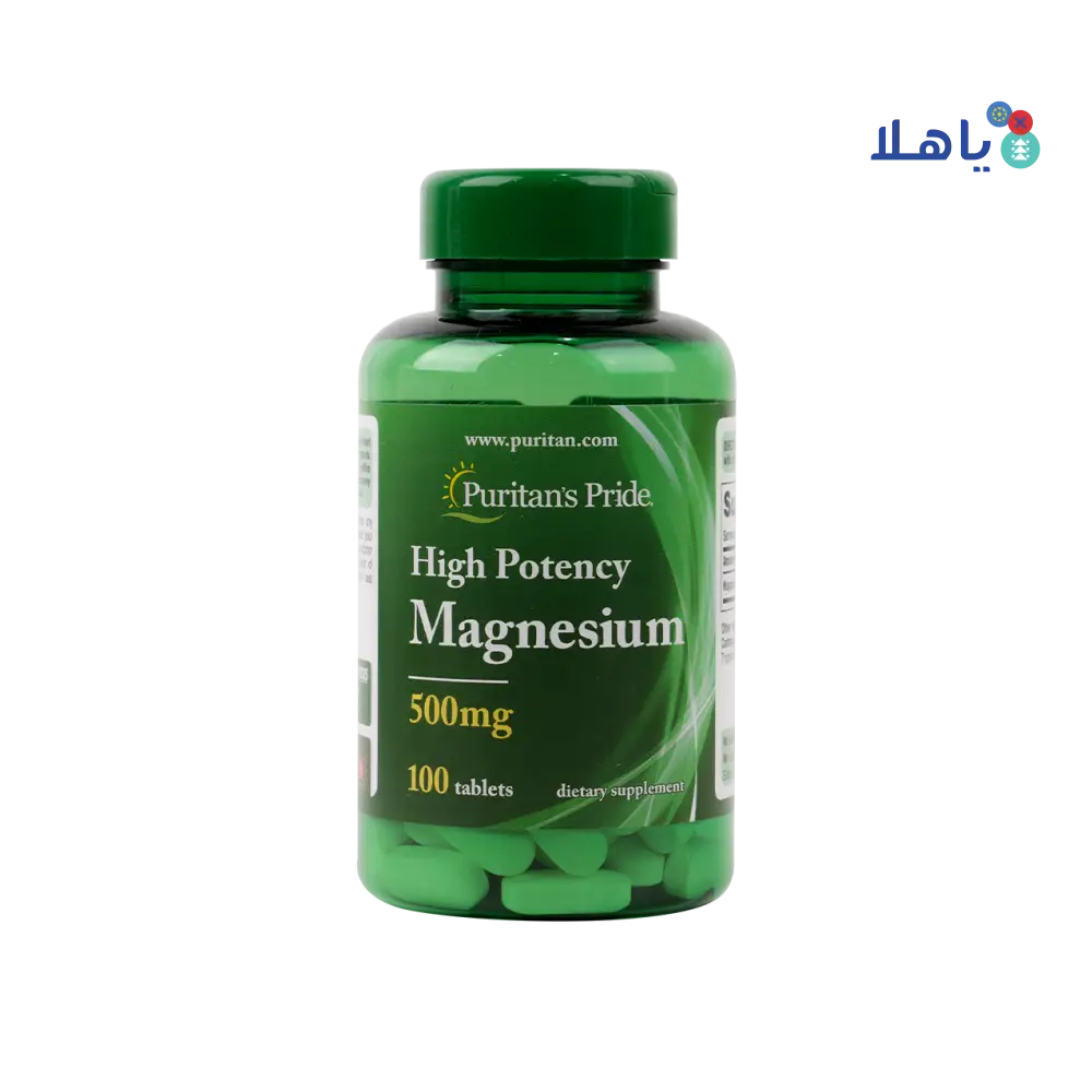 Puritans Pride Magnesium 500mg 100Tablets