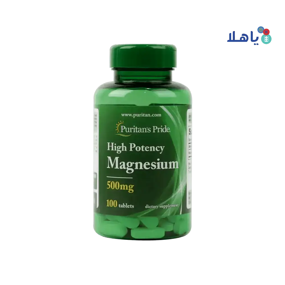 PURITANS PRIDE - Puritans Pride Magnesium 500mg 100Tablets - Pharmazone - 