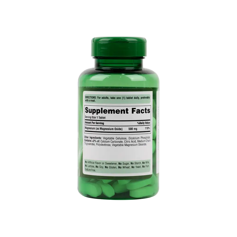 Puritans Pride Magnesium 500mg 100Tablets