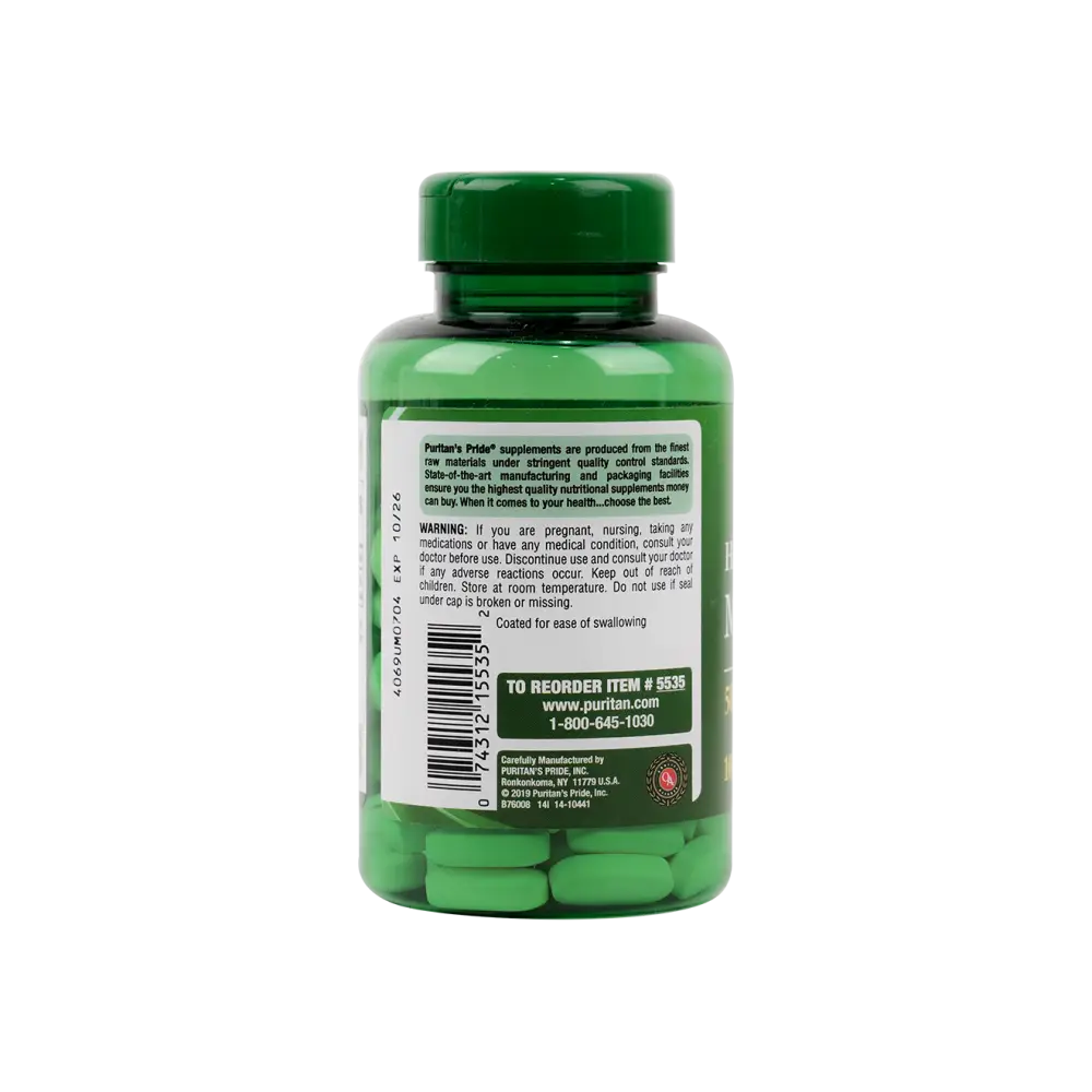 Puritans Pride Magnesium 500mg 100Tablets