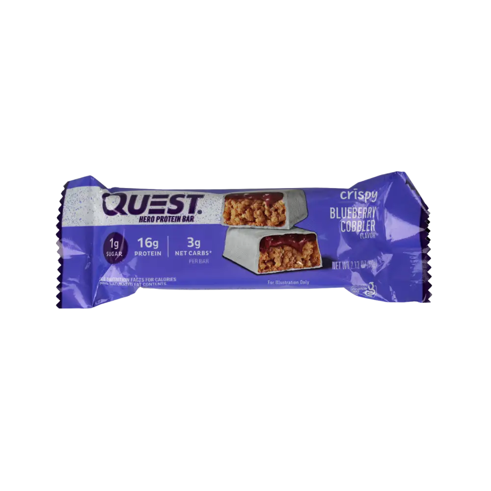 Quest Hero Protein Bar 16g-Blueberry Cobbler 60G