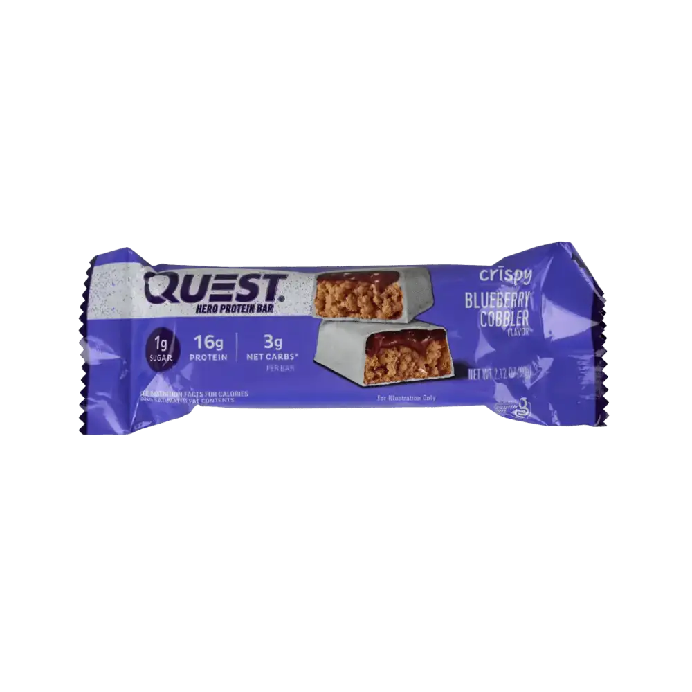 QUEST - Quest Hero Protein Bar 16g - Blueberry Cobbler 60G - Pharmazone - 