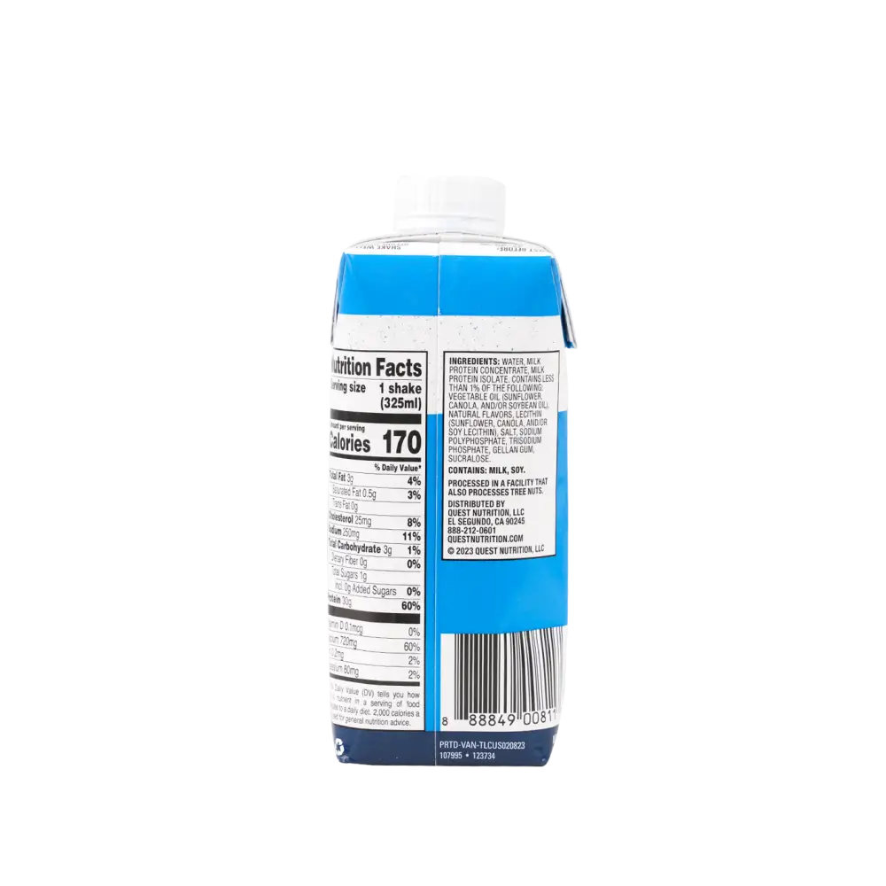 Quest Protein Shake 30g-Vanilla 325ml