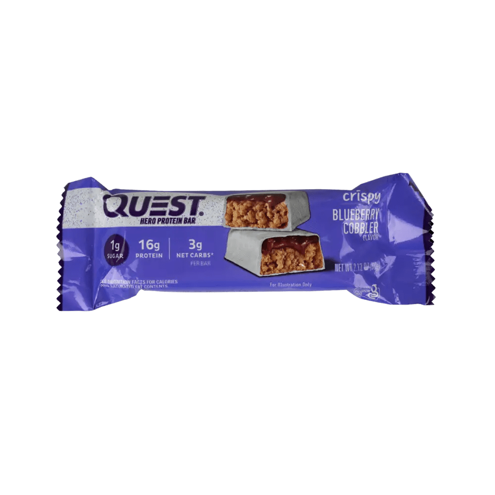 QUEST - Quest Hero Protein Bar 16g - Blueberry Cobbler 60G - Pharmazone - 