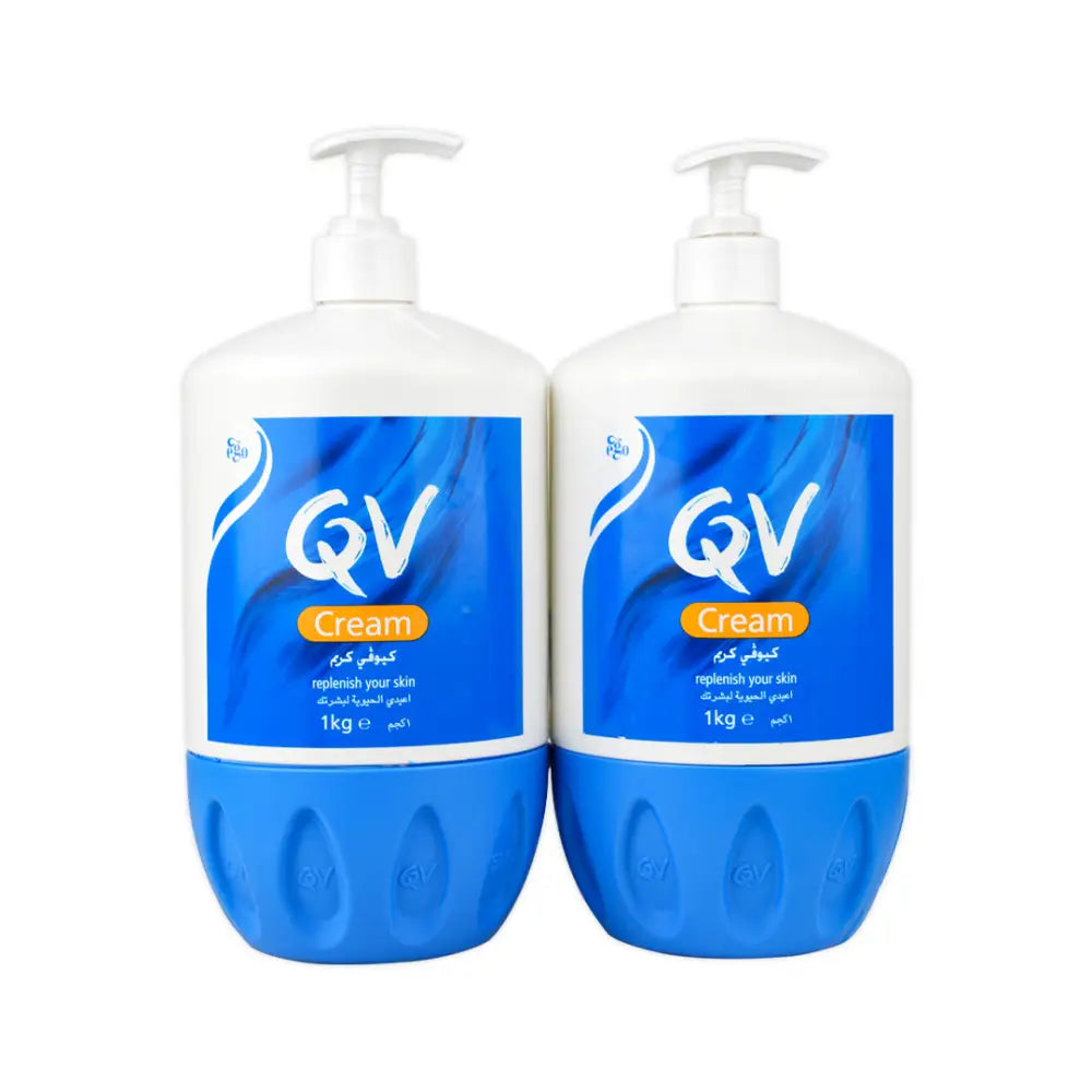 Qv Cream Pump 1Kg Duo Set