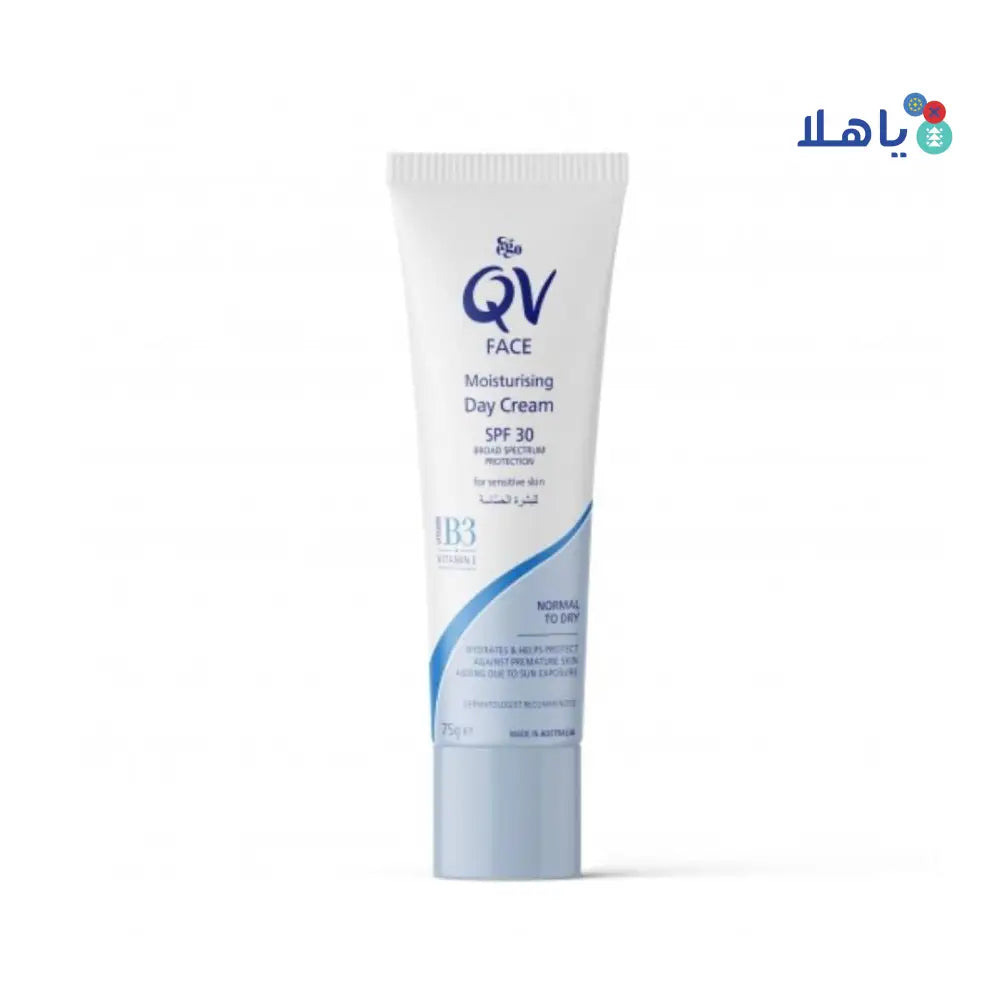 Qv Face Moisturizing Day Cream Spf30 75G - Normal To Dry