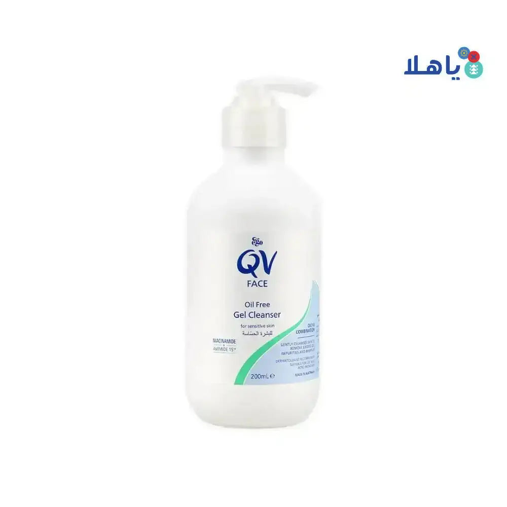 QV - Qv Face Oil Free Gel Cleanser 200ml. - Pharmazone - 