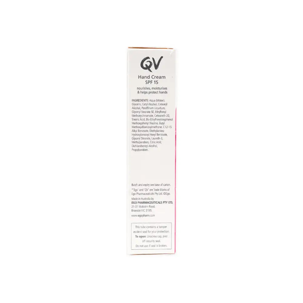 QV HAND CREAM SPF15 50GM