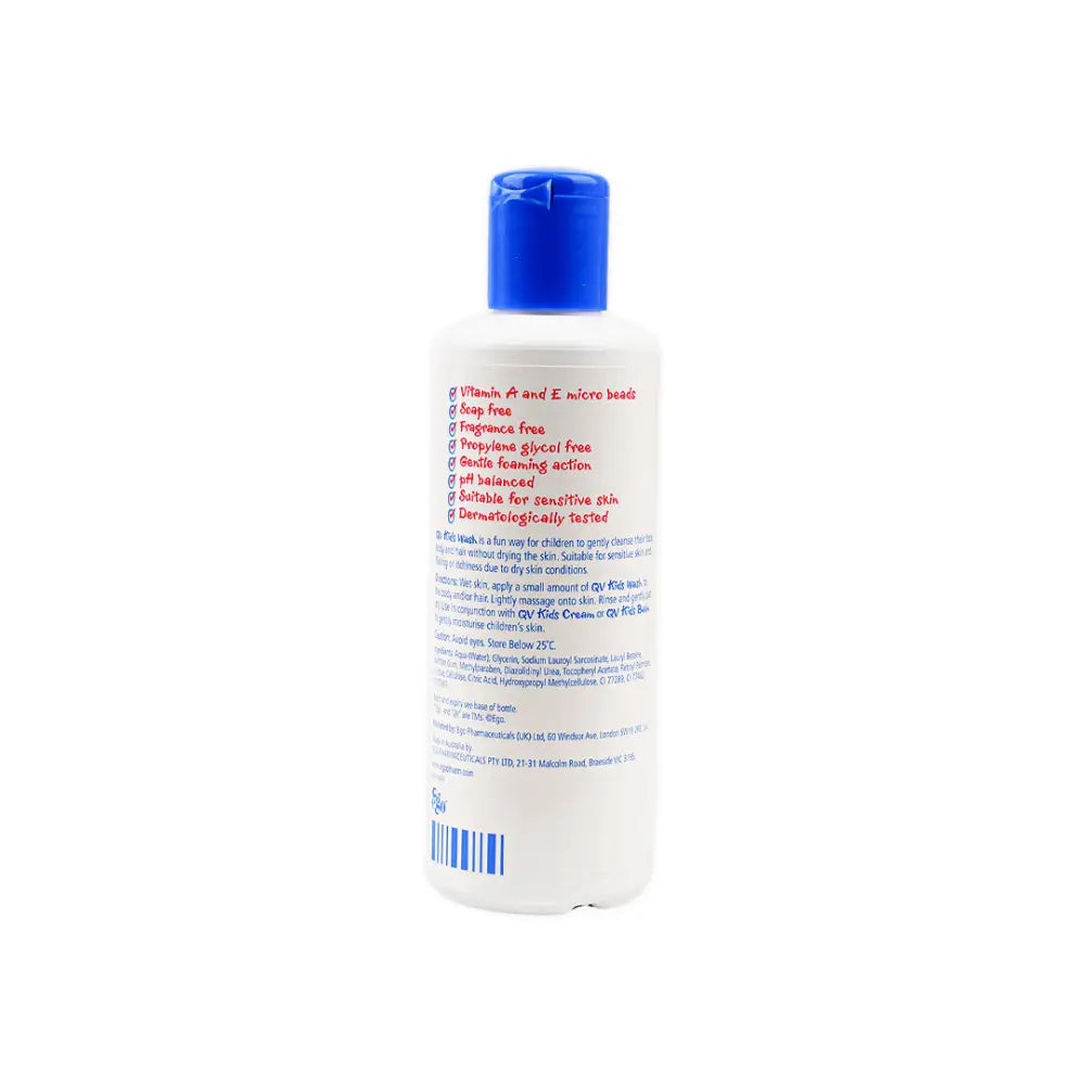 QV KIDS MOISTURISING WASH 200ML.