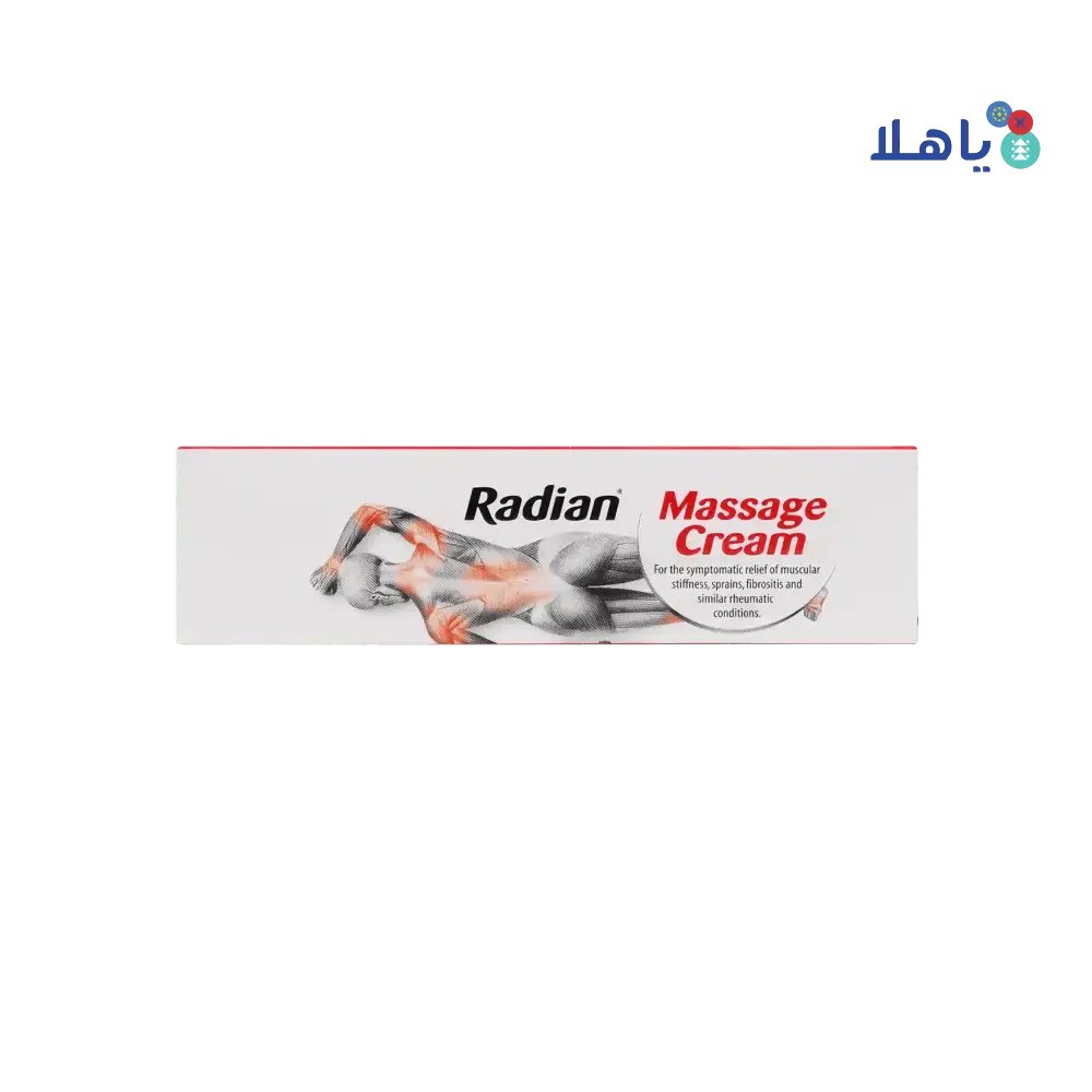 WILLIAM RANSOM & SON - Radian Massage Cream 100 Gm - Pharmazone - 