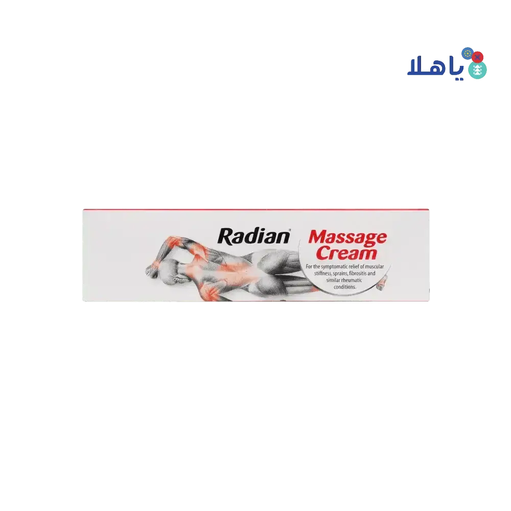 WILLIAM RANSOM & SON - Radian Massage Cream 100 Gm - Pharmazone - 