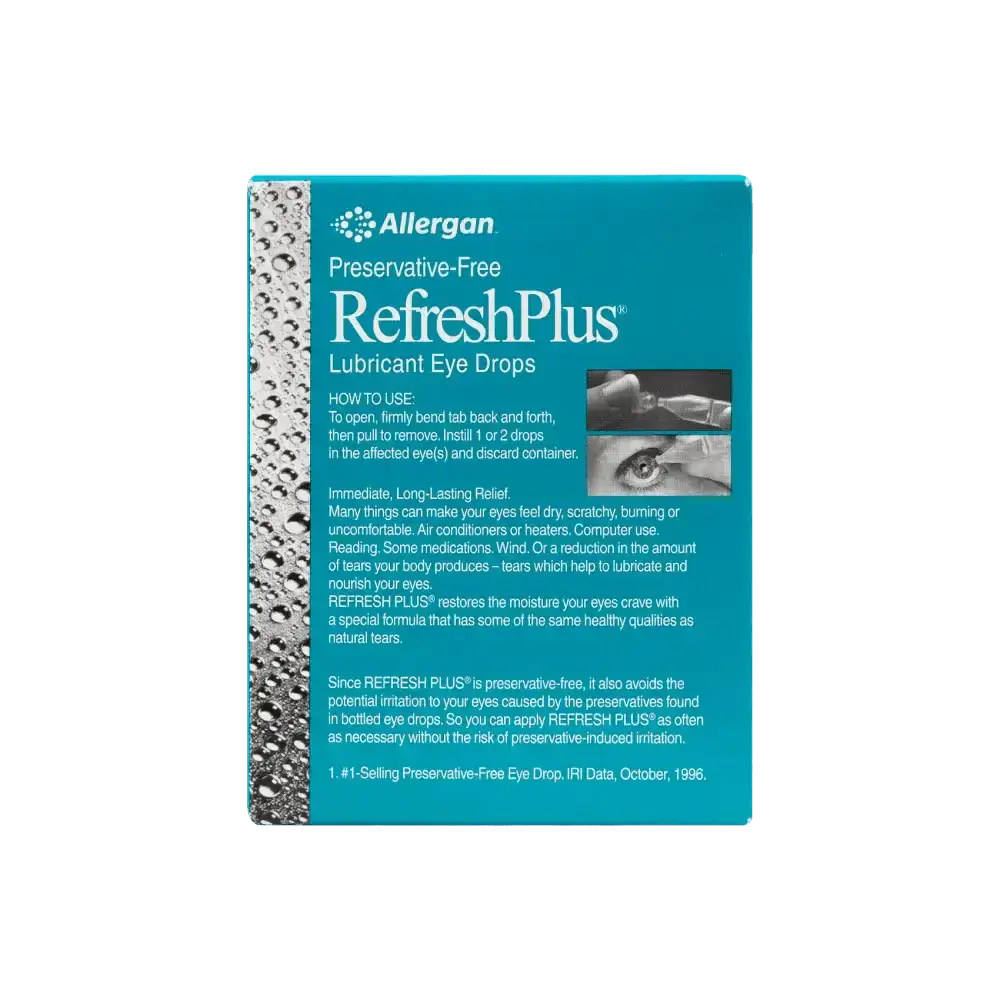 ALLERGAN PHARMACEUTICALS - REFRESH PLUS LUBRICANT EYE DROPS 30 PCS - Pharmazone - 