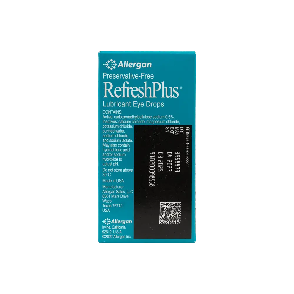 REFRESH PLUS LUBRICANT EYE DROPS 30 PCS