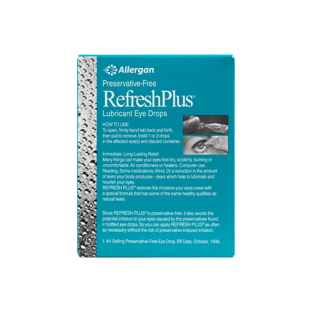 REFRESH PLUS LUBRICANT EYE DROPS 30 PCS