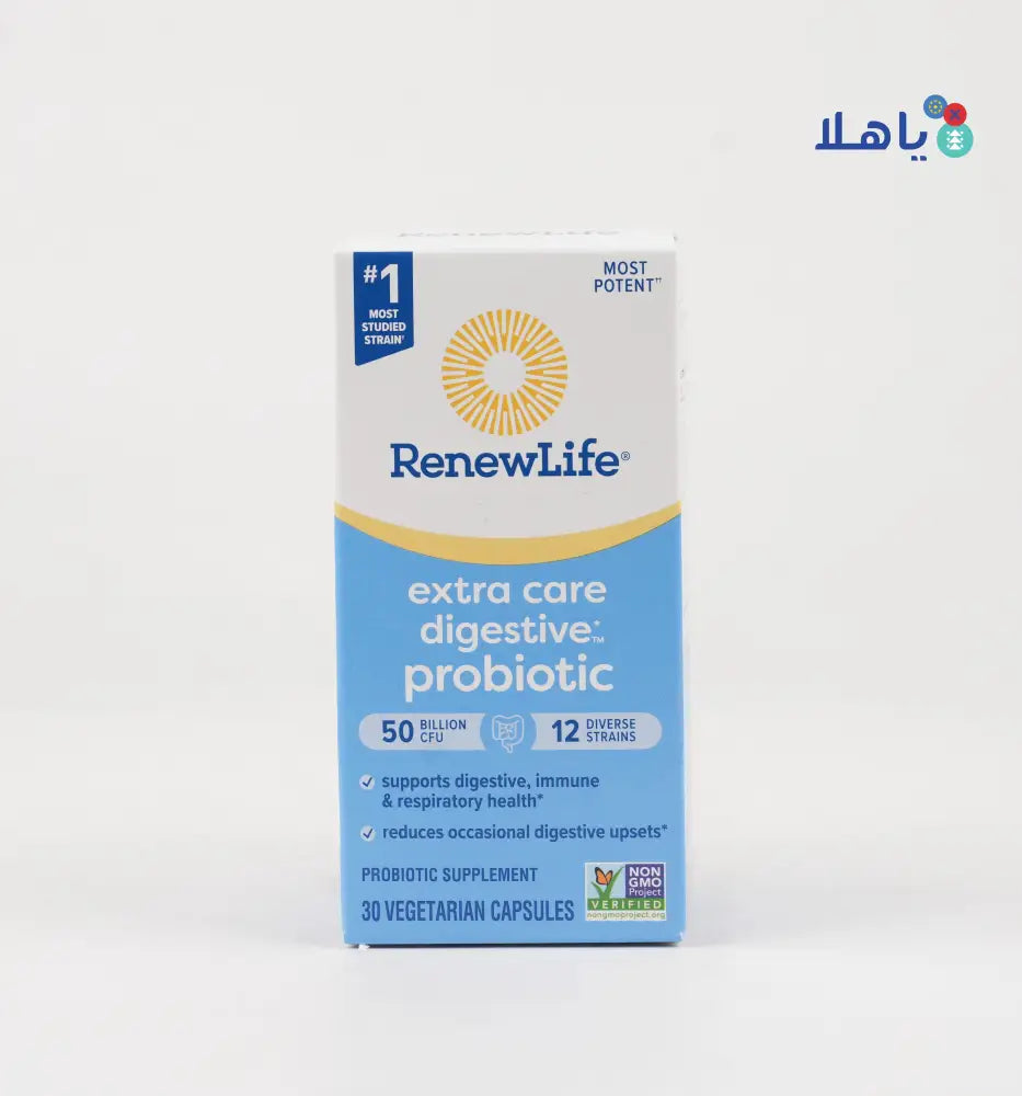 RENEW LIFE FLORA 50 BILLION EXTRA CARE PROBIOTIC 30CAP