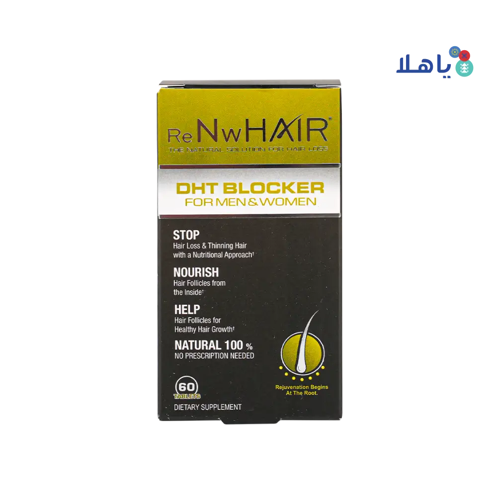 RENW HAIR - Renw Hair Dht Blocker For Men & Women 60 Tabeltss - Pharmazone - 