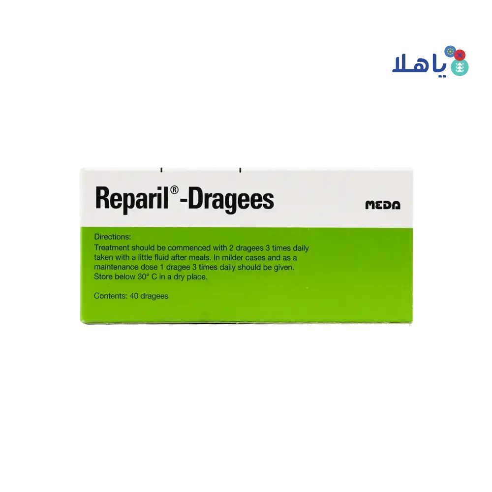 VIATRIS - Reparil Dragees 40 Tab - Pharmazone - 