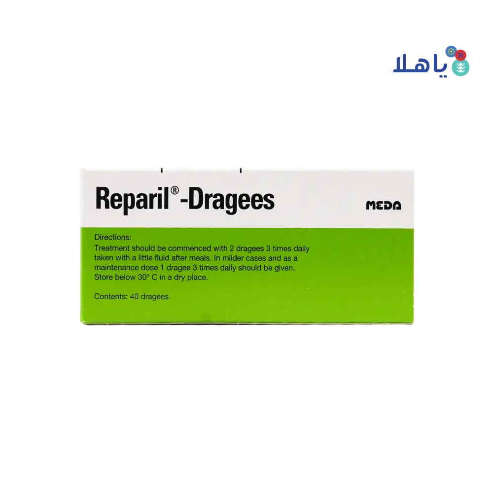 REPARIL DRAGEES 40 TAB