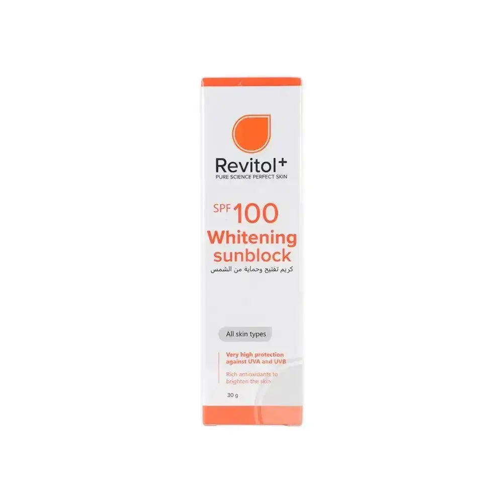 REVITOL - Revitol Sun Block SPF100 Whitening Invisible Cr 30Ml - Pharmazone - 