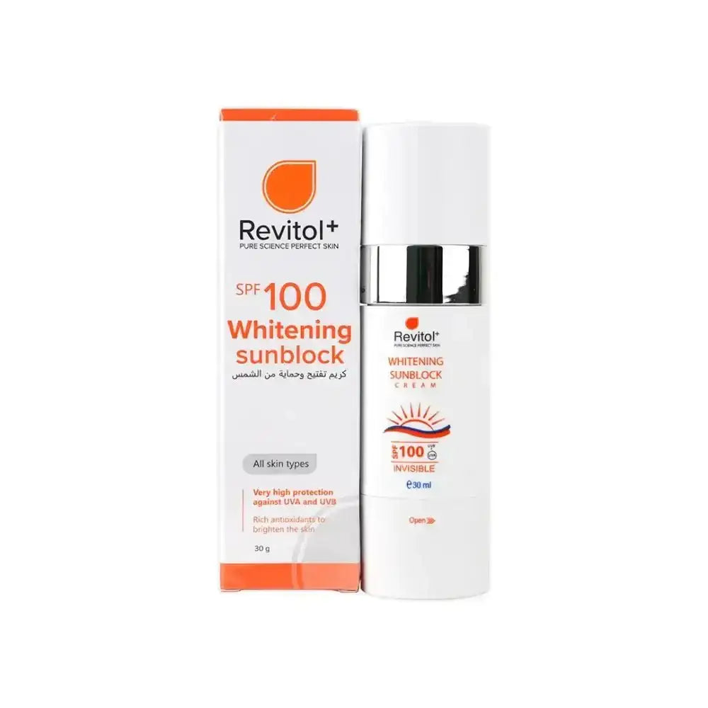 REVITOL - Revitol Sun Block SPF100 Whitening Invisible Cr 30Ml - Pharmazone - 